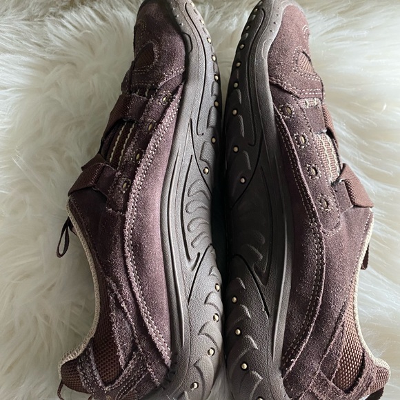 Skechers leather and fabric sneakers, like new - Picture 7 of 8